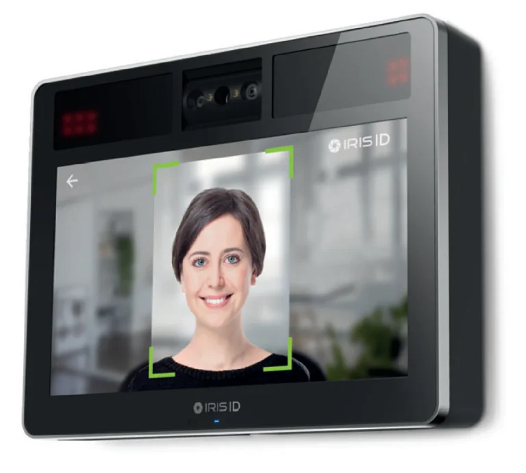 iT100 Iris Reader and Facial Recognition Clock